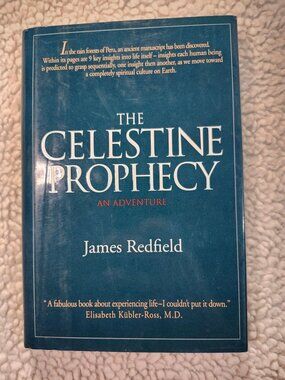 James Redfield The Celestine Prophecy Hardcover Warner Books 1994 An Adventure